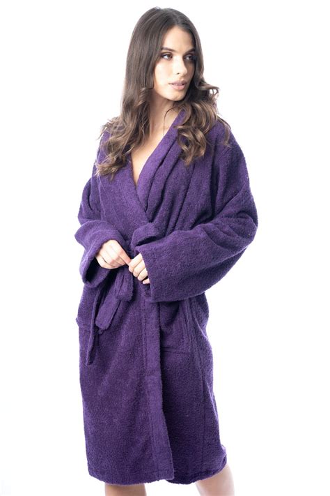 luxury towelling bathrobe ladies.